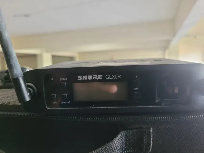Microfone Sem Fio Shure GLXD4 Original + Case - Profissional