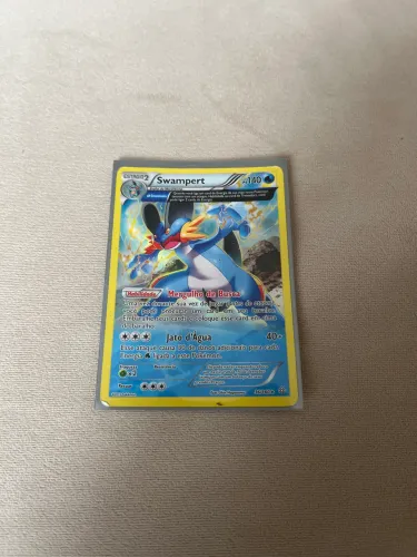Carta Pokémon de ilustração rara do Swampert 
