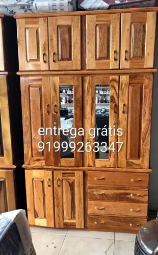 Guarda roupa de casal 4 portas muiracatiara