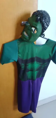 Fantasia do Hulk para menino,capital América