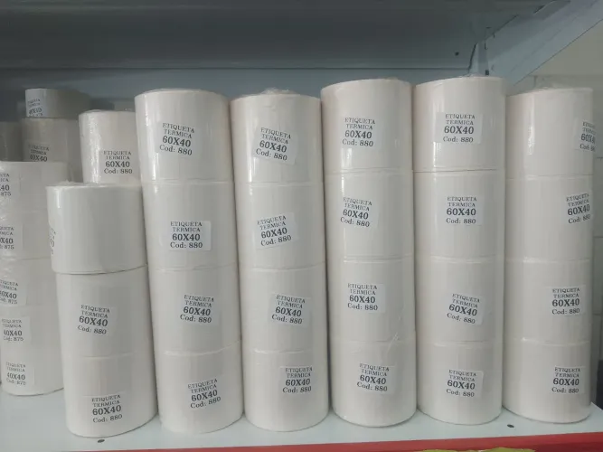 Etiquetas térmicas para balanças 60x40mm - Novas