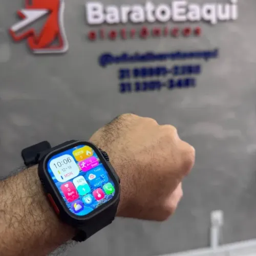 Smartwatch IWO Ultra 9 Plus Série 9 | Relógio Inteligente Bluetooth NFC IP68 com Chamadas,