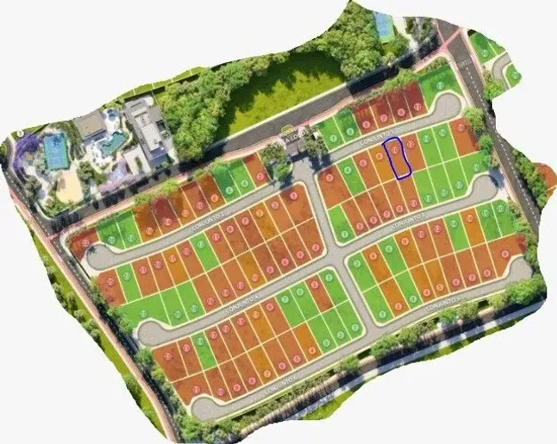 Lote de terreno em condomínio de altíssimo padrão (parcelado)