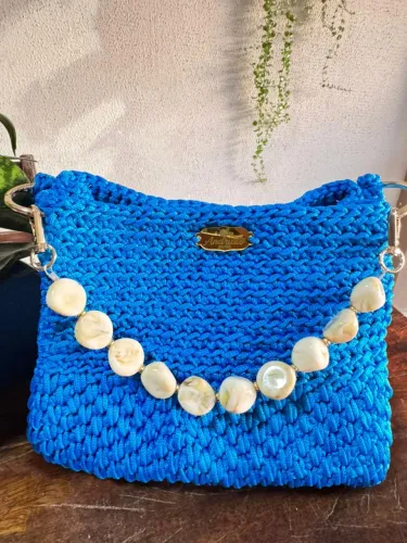 Bolsa Crochê - Fio Náutico