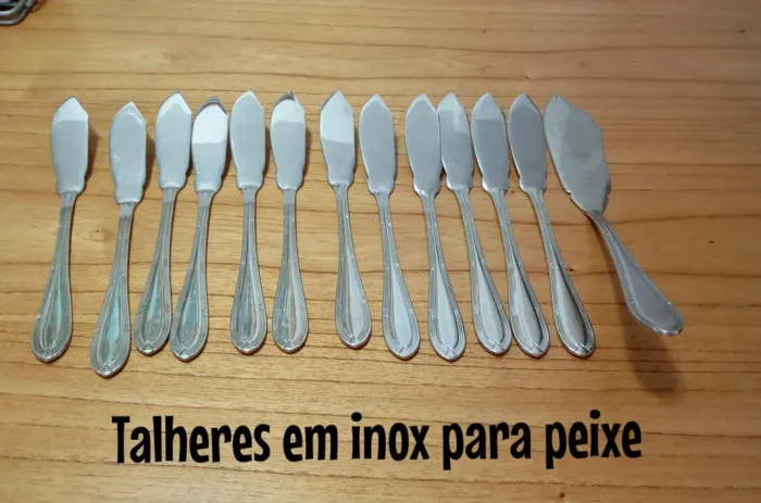 Talheres de inox para peixe