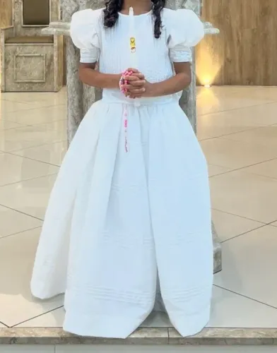 Vestido para batizado ou primeira comunhão 
