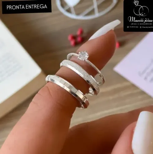 ALIANÇAS DE NOIVADO E CASAMENTO 