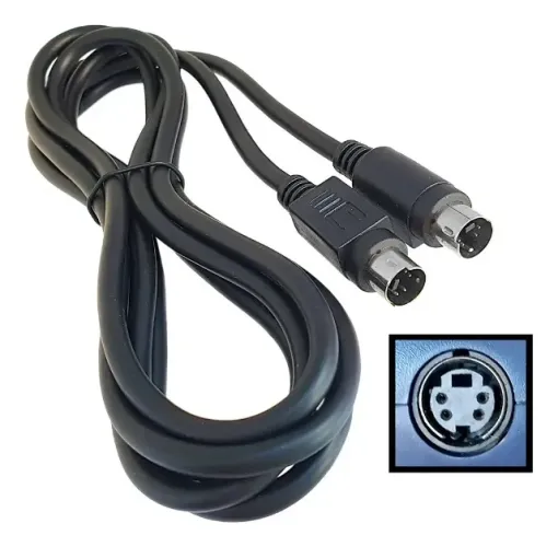 Cabo Adaptador Super-video X S-video 4 Pinos S-video