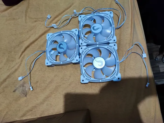 Kit 3 fans rise mode branco