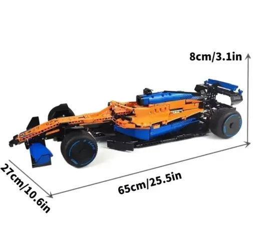 Bloco de Montar (Lego) - McLaren F1 Modelo de Montar - 65cm