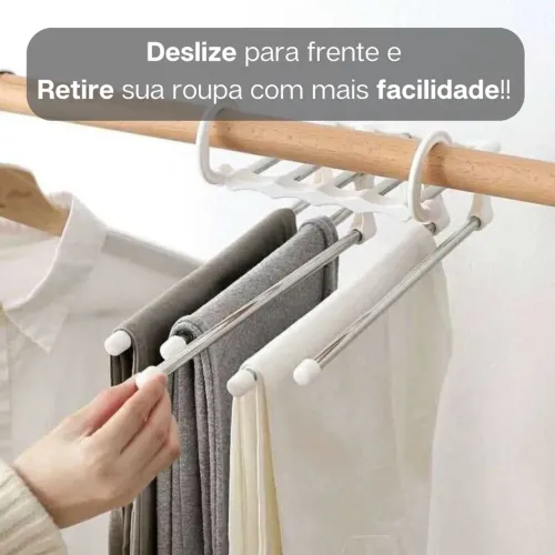 Cabides mágicos calças e acessórios 