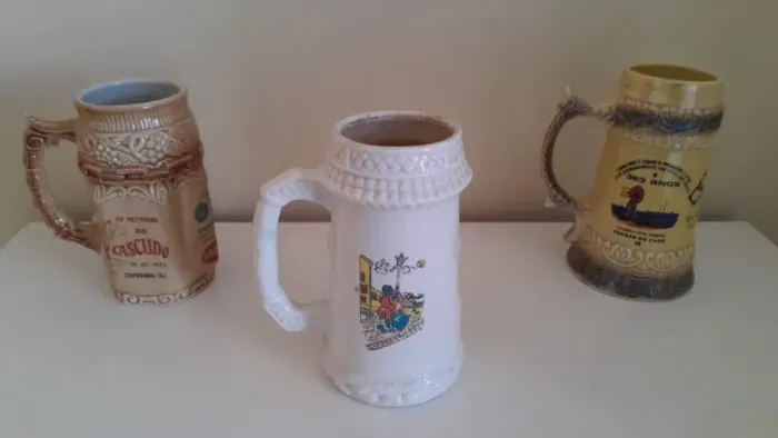 Canecas Antigas de Chopp Tipo Cerâmica (Valor UNITÁRIO)(LEIA A DISCRIÇÃO)