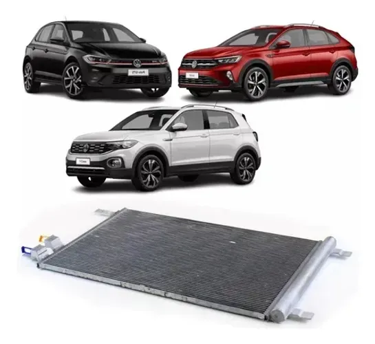 Condensador Ar Condicionado Polo , Virtus, Nivus e T-cross Original Vw - 2QB820411.
