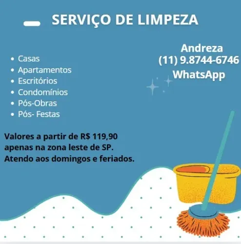 "Precisando de Faxineira? Serviços de Limpeza Rápidos e Confiáveis!"