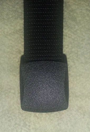 Cinto Tático Preto Fivela em Polímero 