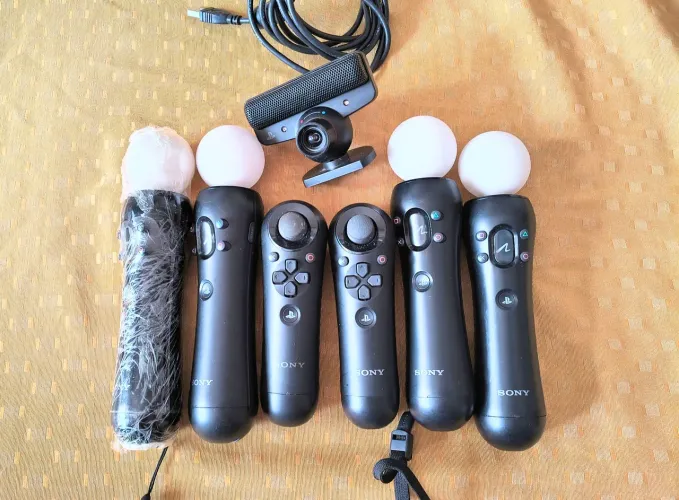 Kit PlayStation Move Completo - Controle de Movimento + Câmera (Sony Original)