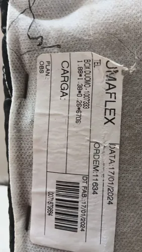 Cama box casal sem pe