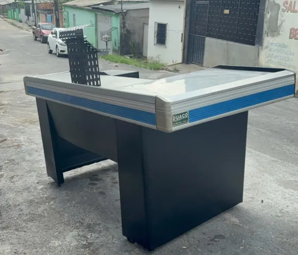 Balcão caixa de supermercado