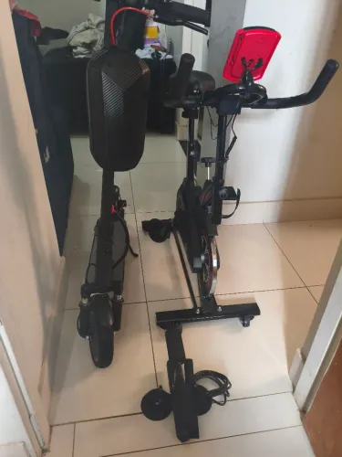 Patinete Elétrico + Bike Ergométrica +Aparelho abdominal