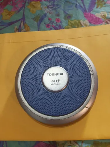 Discman portátil Toshiba, LEIA O ANÚNCIO 