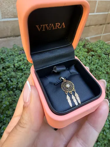 Pingente VIVARA filtro dos sonhos ouro 18k/ loja física