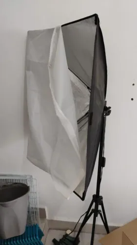 Softbox iluminação para vídeos