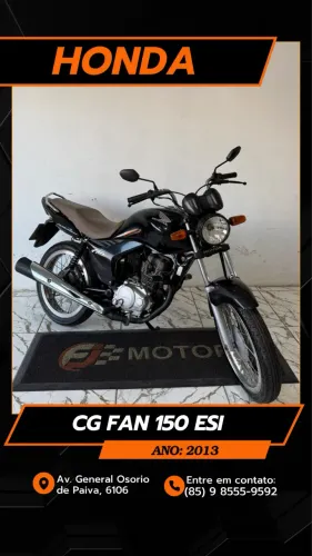 Honda fan 150 ano 2013,extra aceitamos cartões em 21X