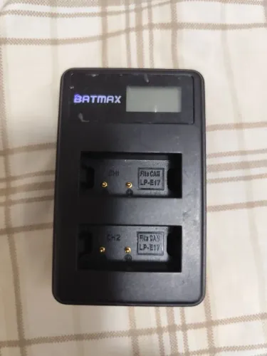 Carregador Bateria Batmax para Canon