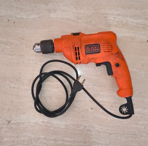 Furadeira Impacto Black Decker 450w 3/8 Laranja BED710450-B2