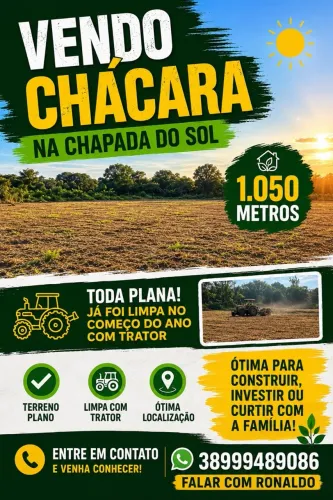 Vendo chácara na chapada do sol próximo à Santa Rosa e vaca morta
