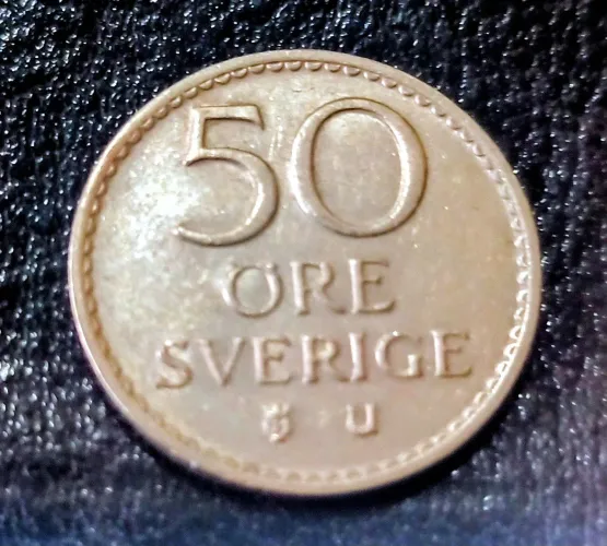 Moeda Sueca 50 Ore
