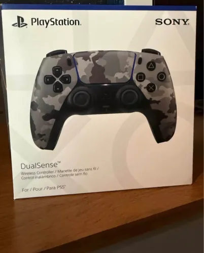 Controle PS5 - DualSense Camuflado Novo, lacrado na caixa