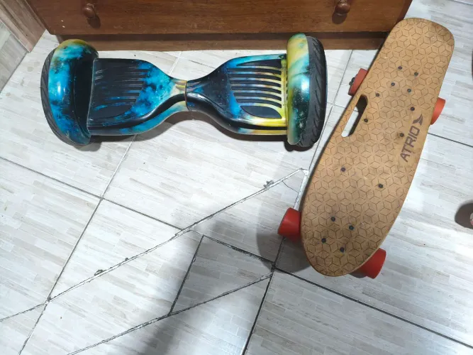 Hoverboard 10 polegadas e skate eletrico