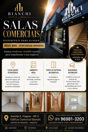 Sala Comercial No Centro de Fragoso, Magé RJ