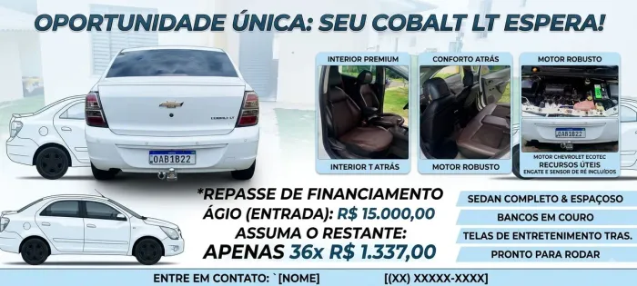 Chevrolet Cobalt LT 1.4 8V Flexpower/econoflex 4P 2012