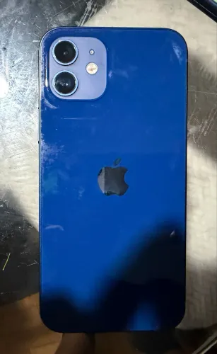     iPhone 12 Azul 128GB Perfeito Estado, Saúde da Bateria 74%
