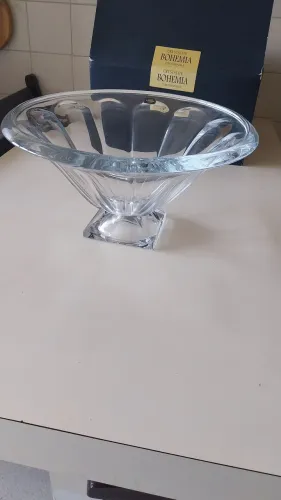 Centro de Mesa de Cristal Bohemia