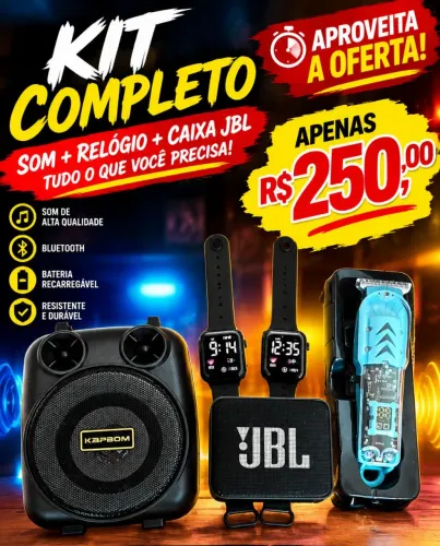 KIT ELETRÔNICOS NA OFERTA! LEVE O COMBO COMPLETO!