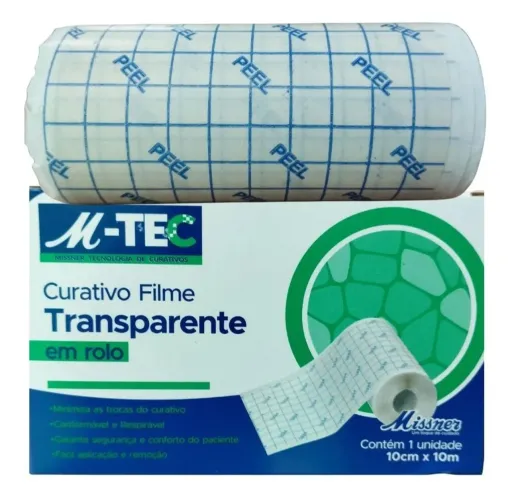 Curativo filme transparente 