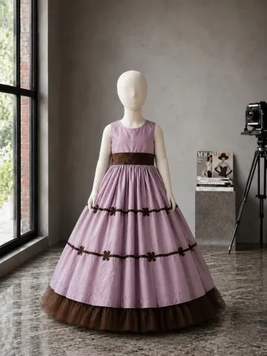 Vestido Infantil de Luxo