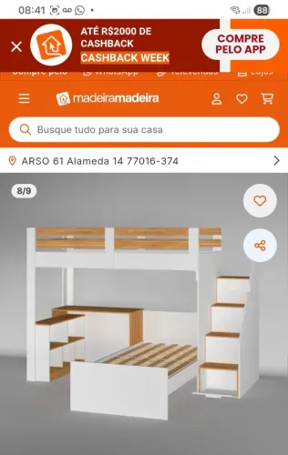 Beliche multifuncional com escrivaninha 