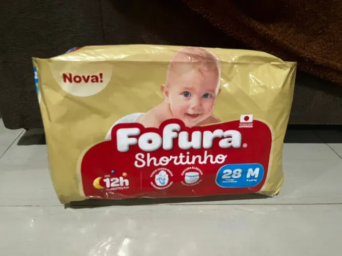 Fraldas Fofura shortinho, Tam disponível; M G e XG por R$28 , veja na descrição ?