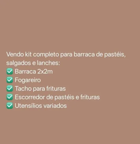 Barraca e entre outros