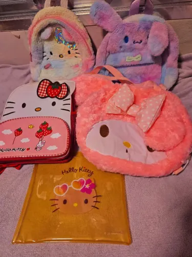 Kit mochilas hello kitty Sanrio
