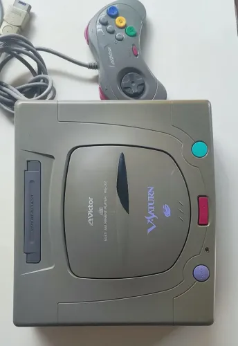 Sega V-saturno com controle da edição