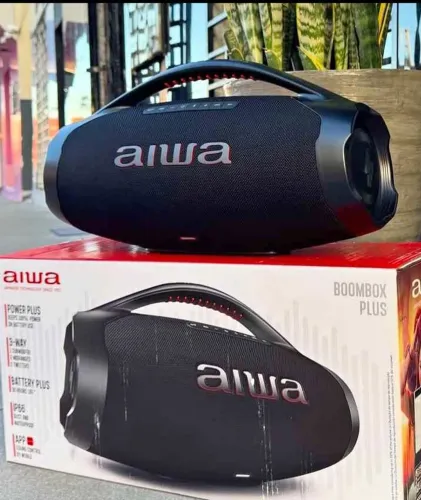 CAIXA BOOMBOX AIWA NOVA LACRADA COM NOTA FISCAL E GARANTIA 