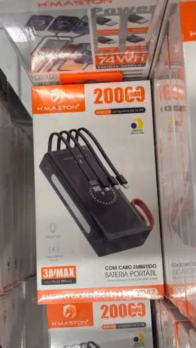 Carregador portátil powerbank Hmaston