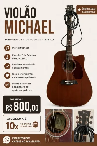 Violão Michael 