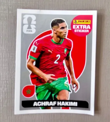 Figurinha extra Achraf Hakimi - Prata
