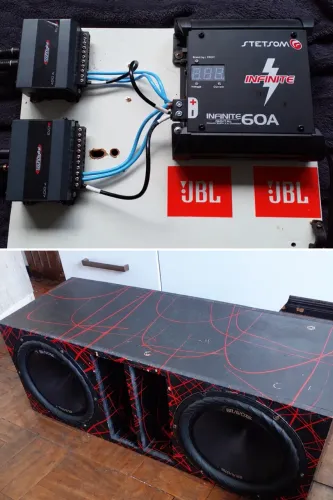 Som Automotivo Completo Soun Digital + Stetsom +Bravox